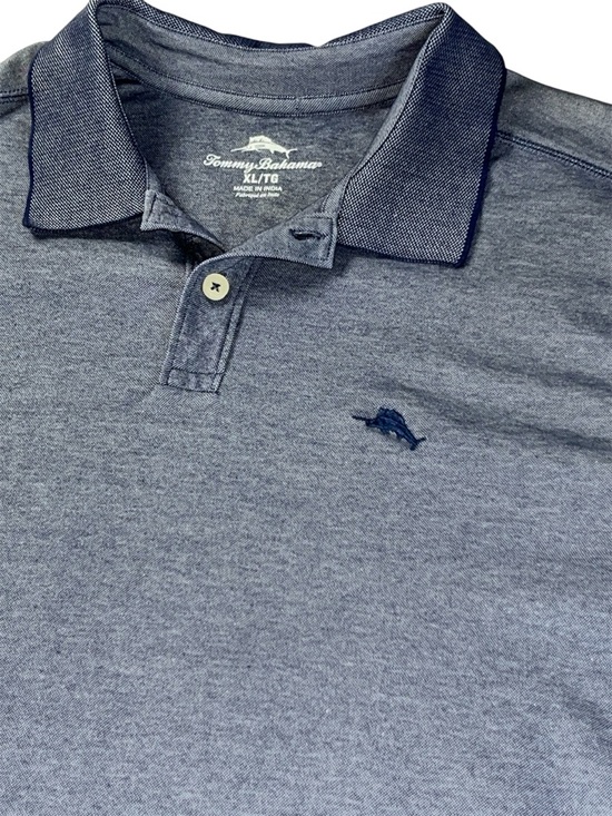 Tommy Bahama Other - Tommy Bahama Polo Shirt Mens XL Navy Short Sleeve Coastal Nautical Golf Casual